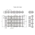 B-serien precisionsrullkedjor med kort delning