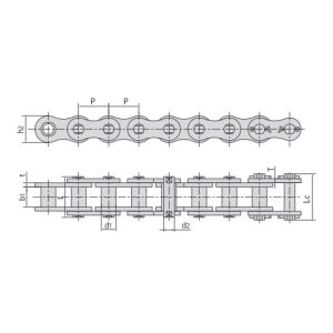 teknisk tabell för bussningskedja