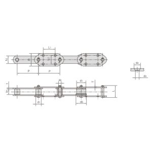 transportörkedja för hiss