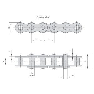 motorcykel motor kedja