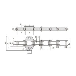O-ring kedja för jordbruksmaskiner