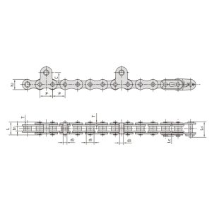 kedja för risskördare