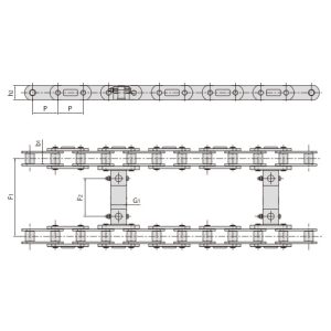 transportörkedja för väganläggningsmaskiner