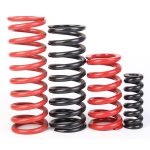 tryckfjädrar av rostfritt stål