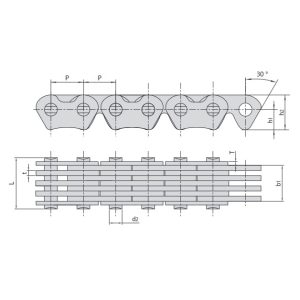 kuggstångskedjor för bilmotorer