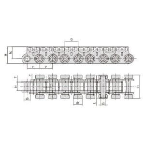 kedjor för träbaserad panelutrustning