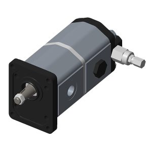 kugghjulspump för högt och lågt tryck