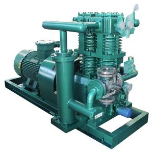 Kompressor för avlastning av LPG-lastbilar