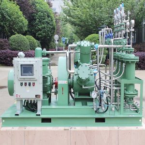 oljefri kompressor för fluoretylen