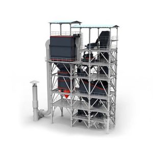 Produktionssystem för sand och ballast