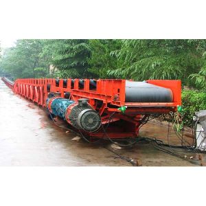 teleskopisk bandtransportör