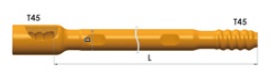 T45-Rund46-T45 MF-stång