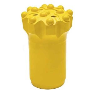 T45-gängad borr med infällningsknapp och nedsänkt centrum