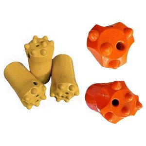 konisk knapborr för bergborrverktyg med topphammare