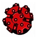 droppformad mittdel